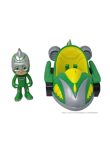 Just Play - Frog Box Pj Masks Gekko Mobile Turbo Blast Racer Vehicle + Figure - £11.68 GBP