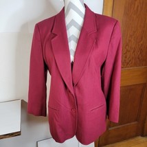Womens Pendelton 100% wool Bazer Red/Pinkish Size 14 - £21.09 GBP