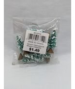 Pack Of (8) Gerson International 1.25&quot; Christmas Village Snow Trees - $324.28 MXN
