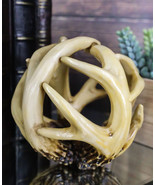 Ebros Deer Stag Entwined Antlers Orb Potpourri Ball Home Accent Paper We... - £15.97 GBP