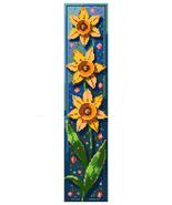 March Daffodil and Jonquil Bookmark Cross Stitch Pattern | Digital PDF - $3.99