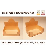 Display box template, retail box, countertop display, counter box, shelf... - $1.49