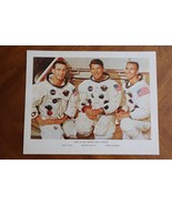 Vintage NASA 11x14 Photo/Print 68-HC-387 Apollo Mission Eisele Schirra C... - $11.40