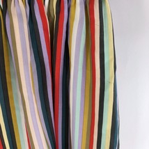 Alice + Olivia Sahara Combo Stripe Mini Dress A Line Sleeveless Brown Colorful 2 - £11.55 GBP