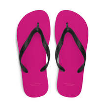 Autumn LeAnn Designs® | Flip Flops Shoes, Deep Pink - $25.00