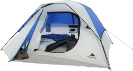 Dome Tent 4-Person Outdoor Camping Shelter Hiking Removable Rainfly Easy Setup - £51.57 GBP