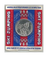 1998 Nagano Olympic Ski Jumping Silver Medal General Mills Cereal Token ... - $9.01 CAD