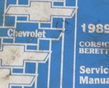 1989 GM Chevrolet Chevy Corsica Beretta Service Repair Shop Workshop Man... - $34.95