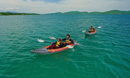 Aqua Marina 12&#39;10&quot; Memba-390 Touring Inflatable Kayak, 2-person, w/ paddles - £437.26 GBP
