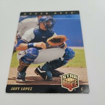 1992 Upper Deck Javy Lopez #29 Star Rookie Atlanta Braves Baseball Card - $1.00