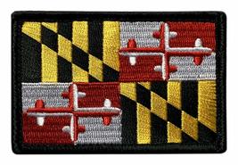 Maryland State Flag Tactical Patch [Hook Fastener - 3.0 X 2.0 -MF-1] - £5.33 GBP