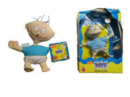 Rugrats Set of 2 Plush Doll Figures Mattel Nickelodeon Figures Boxed Tommy 1997 - £17.57 GBP