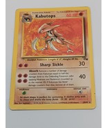 1999 WOTC Pokemon Fossil Kabutops Non-holo rare 24/62 - £5.33 GBP