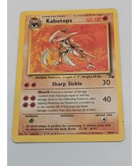 1999 WOTC Pokemon Fossil Kabutops Non-holo rare 24/62 - £5.10 GBP