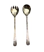Vintage Silverplated Salad Serving Spoon &amp; Fork Set - $175.47 MXN