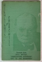 Highlights of Churchill (Winston S Churchill) Cassell &amp; Company Australia - Rare - £301.21 GBP
