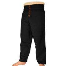 LARP Pirate&#39;s pants Men&#39; Ankle Banded Pants Medieval Viking Valentine&#39;s Day Gift - £52.94 GBP+