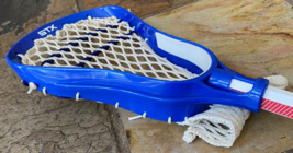 STX Lacrosse Stick-Blue Head-Red/White Shaft-Complete-37.5&quot; Total Length - £26.06 GBP