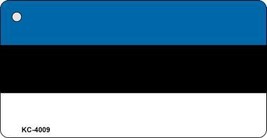 Estonia Flag Novelty Metal Key Chain - £9.58 GBP