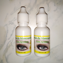 2 X Chamomile Arnica Eyedrops Gotas de Manzanilla Arnica 10ml Ojos Secos... - $267.28 MXN