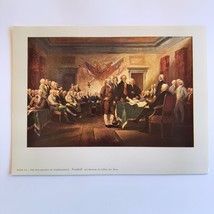 The Declaration of Independence TRUMBULL Plate 124 9x13 in. - £15.56 GBP