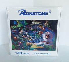 Ronstone 1000 piece jigsaw puzzle colorful owl NIB - £15.72 GBP