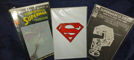 THE DC CLASSIC COVERS OF THE DEATH OF SUPERMAN/3 INCLUDING WHITE COVER M... - $15.99