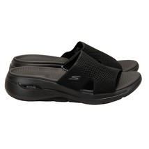 Skechers Women&#39;s Go Walk Arch Fit Worthy Sandals Color Black Size 9 M - $47.42