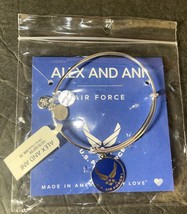 NEW NWT Alex and Ani US Air Force Charm Bracelet - $16.83