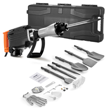 VEVOR Demolition Jack Hammer, 1350 BPM Concrete Breaker 6pcs Chisels Bit   - $231.25 CAD