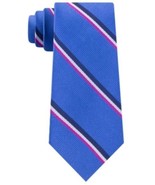 MSRP $69 Tommy Hilfiger Men&#39;s Bronx Stripe Silk Tie Navy One Size - $19.24