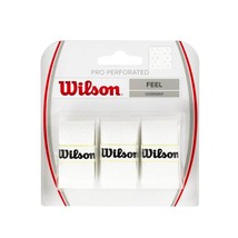 WILSON Perforated Pro Tennis Racquets Over Grip, White - £11.84 GBP