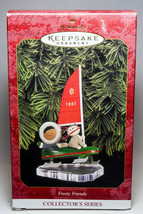 Hallmark - Frosty Firends - Ice Boat - 18th in Series - Classic Ornament - £19.51 GBP