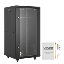 VEVOR 22U Network Cabinet Wall Mount, 23.6 in Depth, 300 lbs Max Load Ca... - $222.99