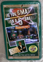 Are you smarter than a 5th grader Card Game and CD NEW SEALED Game Tin G4 - $7.25