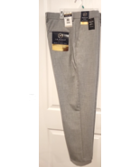 Haggar Men&#39;s Premium Classic Fit Dress Pants Size 34W x 29L Grey Gray NEW - €34,49 EUR