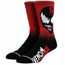 Venom And Carnage Face Split Crew Sock Multi-Color - £9.40 GBP