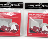 Plaskolite Thin Gauge Safety Shield Leg Stands 2 legs 08 to .100 inch Lo... - $18.00