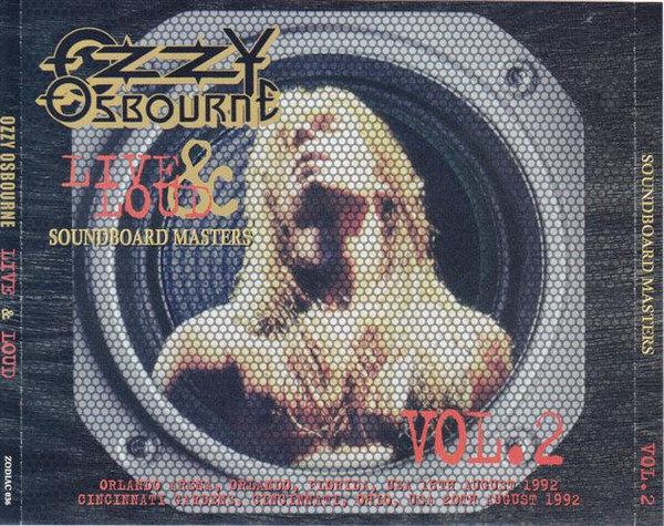 Ozzy Osbourne Live &amp; Loud Soundboard Masters Vol. 2 1992 4xCD Orlando an... - $35.00