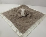 Mary Meyer Baby small plush puppy dog tan brown security blanket lovey s... - $10.39