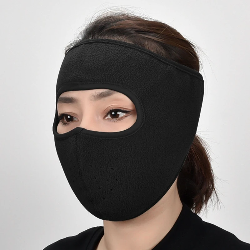 Winter Warm Sports Face Cover Washable Neck Mask Sun Dust Wind Proof Ear Loops - £12.87 GBP+