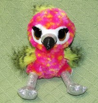 Zuru Fliss Flamingo Coco Cones Neon Pink Yellow Sparkle Eyes Glitter Beak Legs - £5.02 GBP