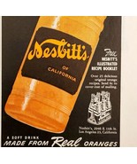1945 Nesbitt&#39;s Orange Soda Stradivarius Violin Advertisement Soft Drink ... - €21,77 EUR