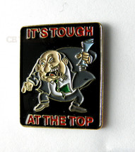Its Tough At The Top Old Man Funny Lapel Pin Badge 1 Inch - £4.19 GBP
