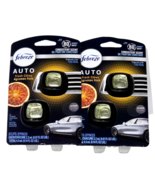 2 Pack Of 2 Febreze Auto Fresh Citrus Air Freshener Vent Clips - $552.67 MXN