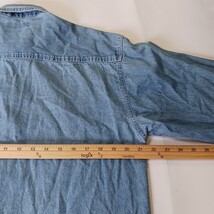 OXER RN#98891 Men's Cotton Long Sleeve Button-Down Denim Skirt Size Medium image 4