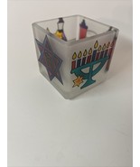 VTG 1997 Votive Holder Joan Baker Designs Hand Painted Hanukkah - €13,01 EUR