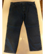 Wrangler Jeans Men’s Size 48x30 Regular Fit Blue Medium Wash USA - $25.56 CAD