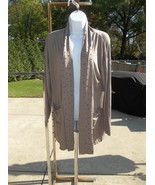 NWT CYRUS LT BROWN STUDED OPEN JACKET L - $24.99