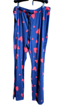 AnyBody Blue with Hearts Soft Jersey Lounge Pants - Size 1XLT - £14.11 GBP